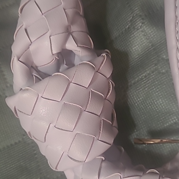 Light Purple Woven Mini Purse - Picture 2 of 7